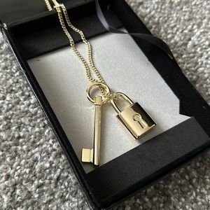 Victoria Secret lock necklace